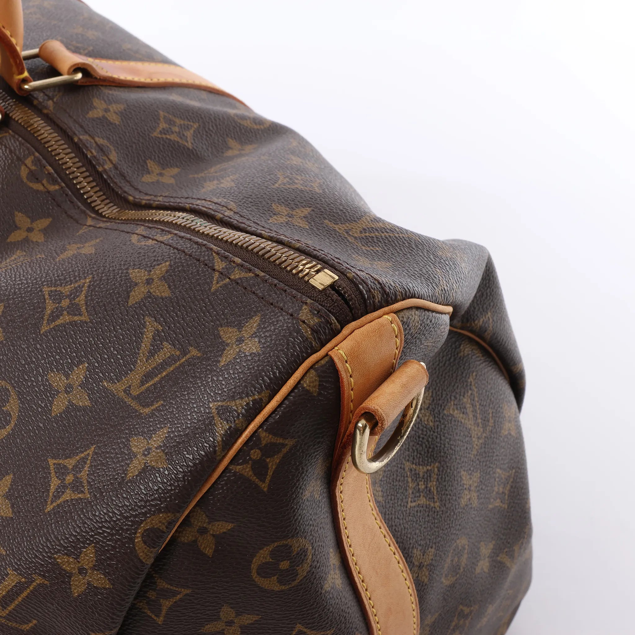 Louis Vuitton Keepall Bandoulière 55 Monogram Canvas Travel Bag in Brown M41414