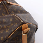 Louis Vuitton Keepall Bandoulière 55 Monogram Canvas Travel Bag in Brown M41414