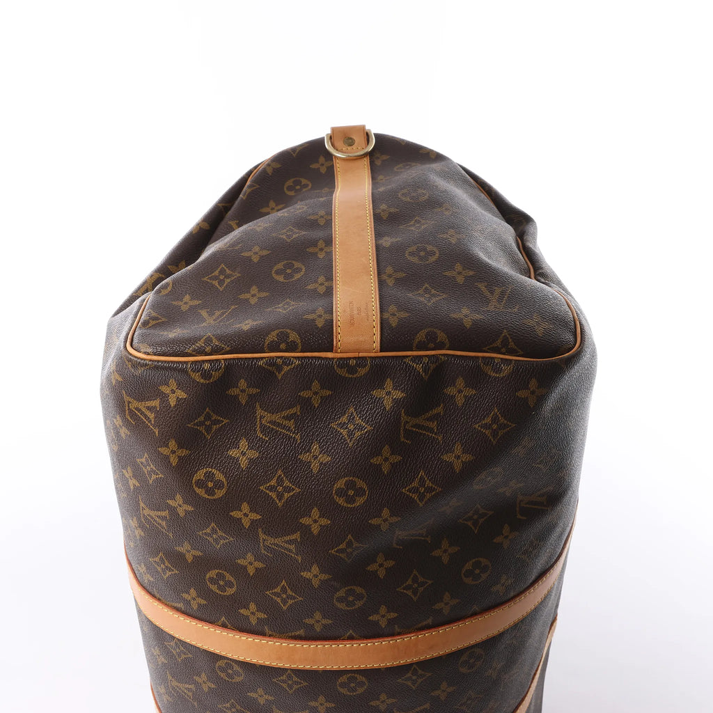 Louis Vuitton Keepall Bandoulière 55 Monogram Canvas Travel Bag in Brown M41414