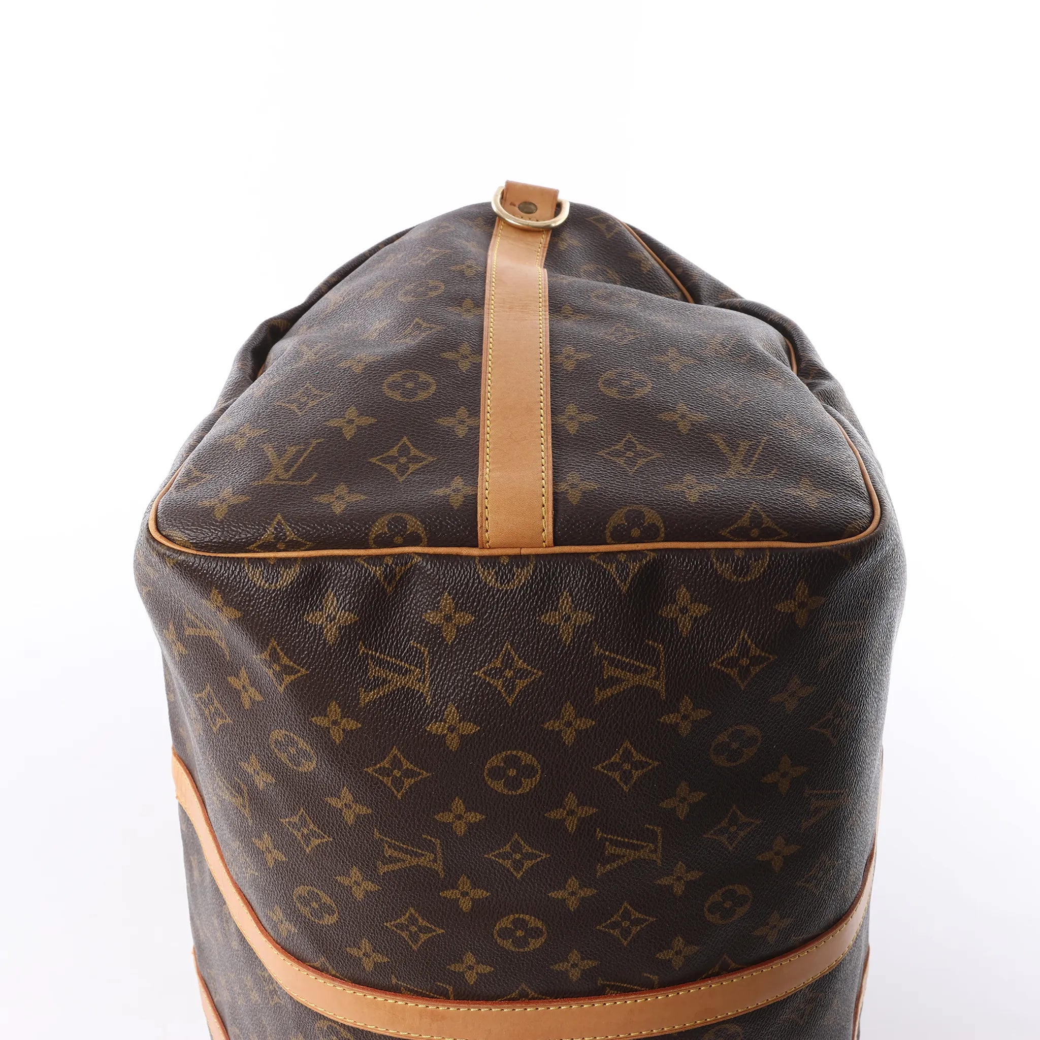 Louis Vuitton Keepall Bandoulière 55 Monogram Canvas Travel Bag in Brown M41414