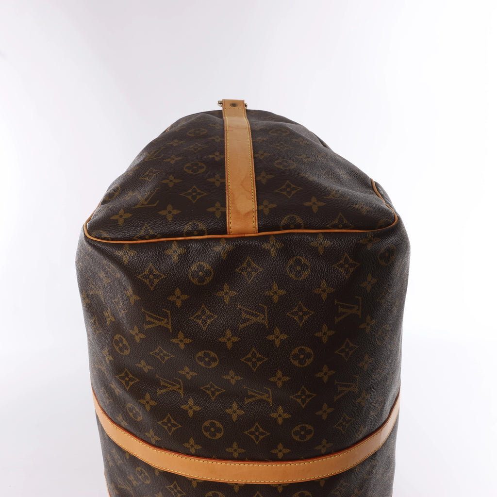 Louis Vuitton Keepall Bandoulière 60 Monogram Canvas Travel Bag in Brown M41412
