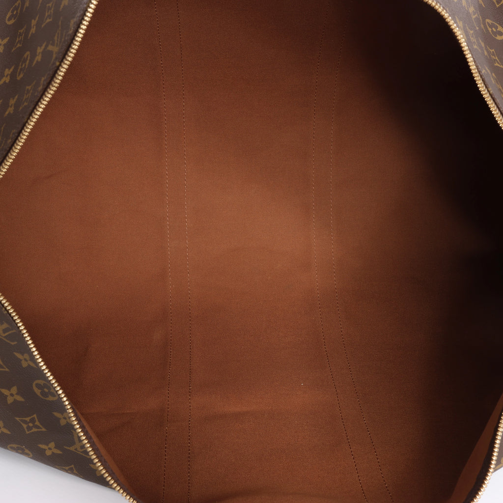 Louis Vuitton Keepall Bandoulière 60 Monogram Canvas Travel Bag in Brown M41412