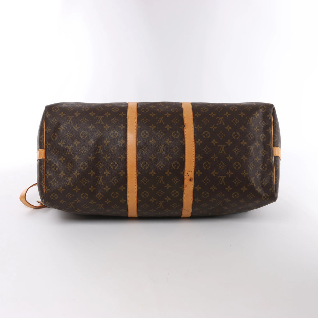 Louis Vuitton Keepall Bandoulière 60 Monogram Canvas Travel Bag in Brown M41412