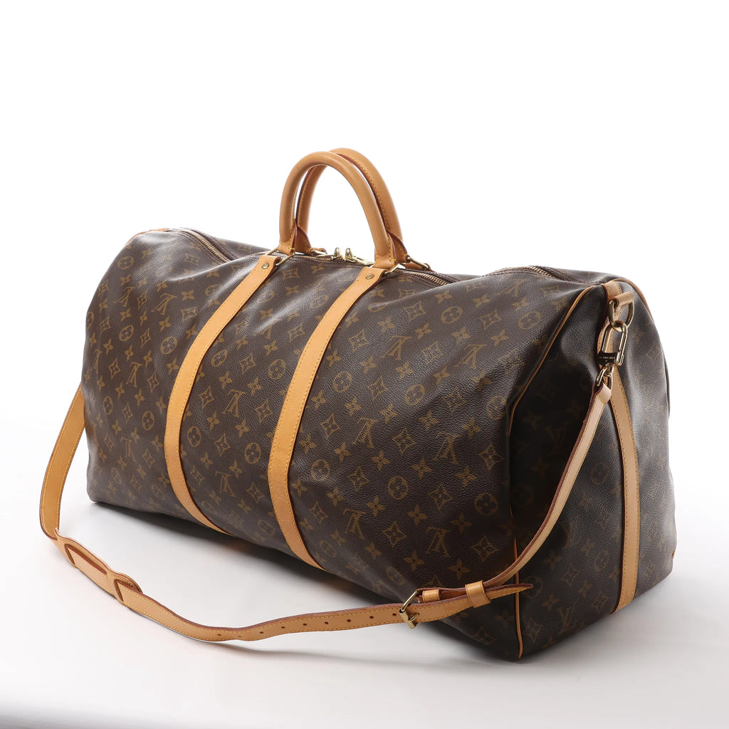 Louis Vuitton Keepall Bandoulière 60 Monogram Canvas Travel Bag M41412