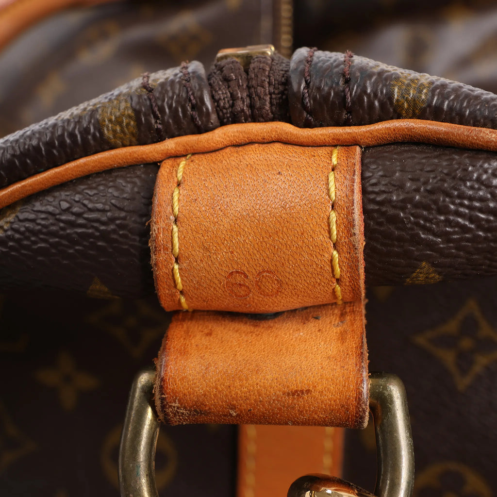 Louis Vuitton Monogram Canvas Keepall Bandoulière 60 Travel Bag M41412