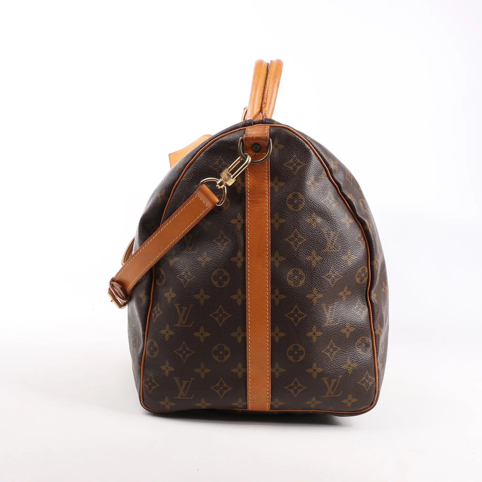 Louis Vuitton Monogram Canvas Keepall Bandoulière 60 Travel Bag M41412