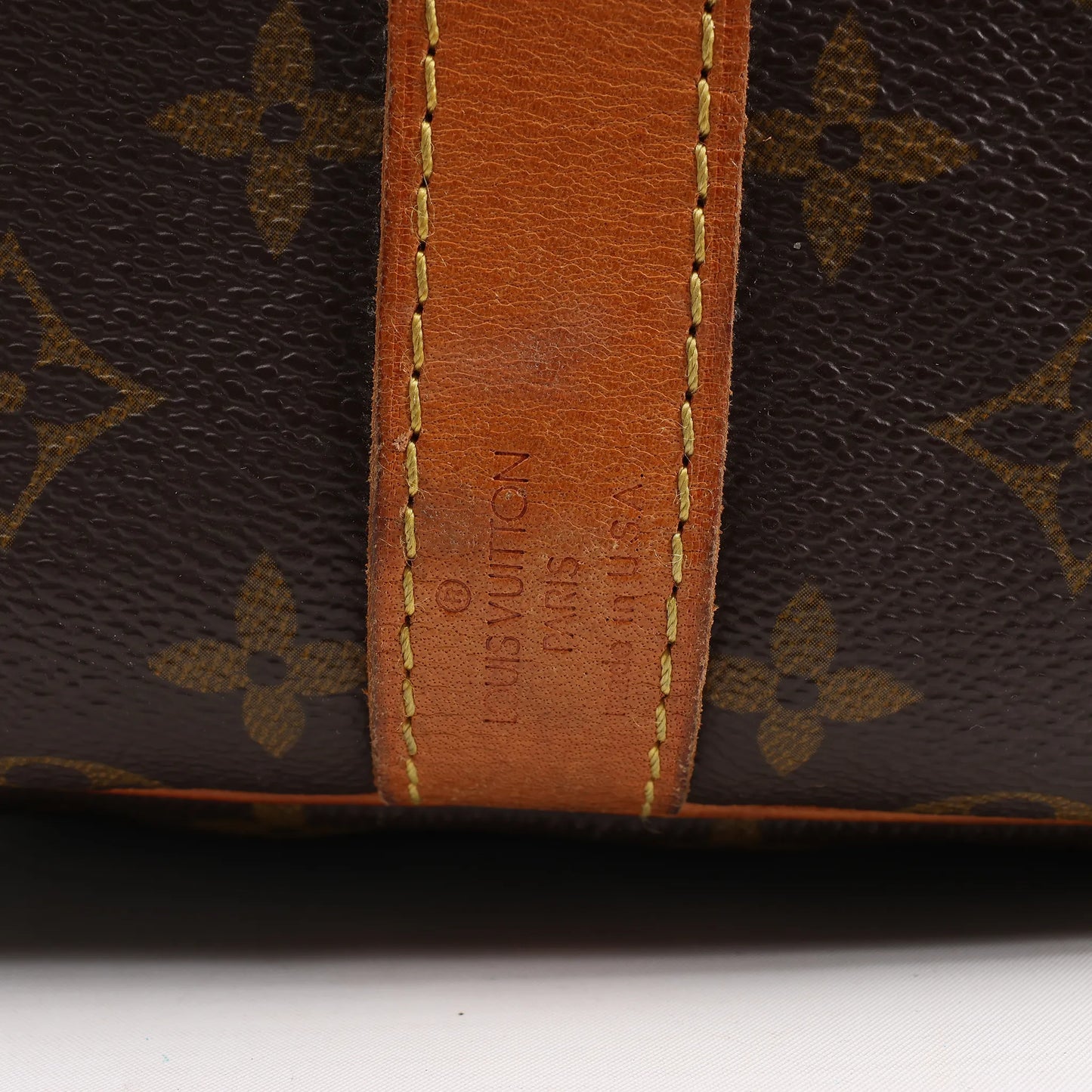 Louis Vuitton Monogram Canvas Keepall Bandoulière 60 Travel Bag M41412