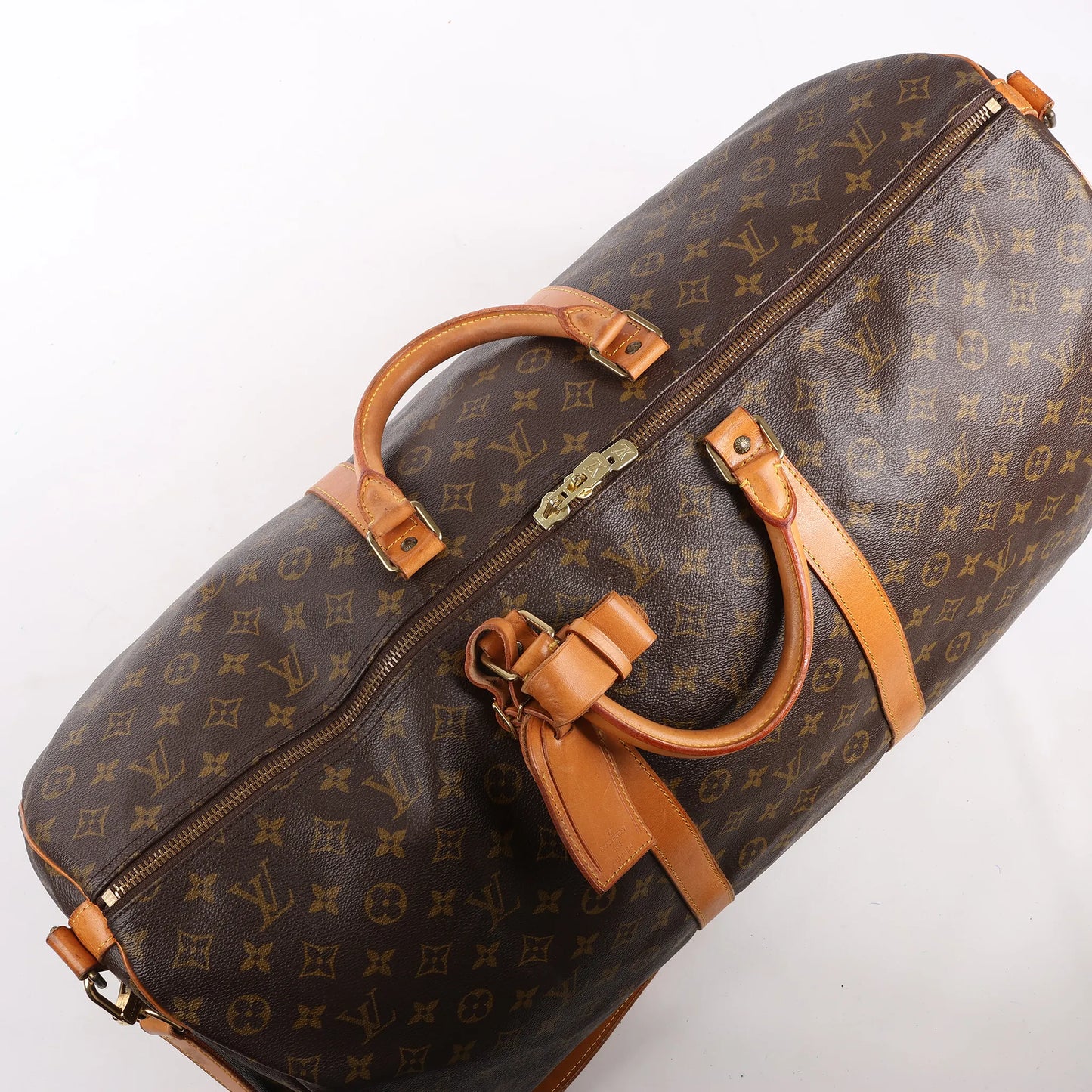 Louis Vuitton Monogram Canvas Keepall Bandoulière 60 Travel Bag M41412