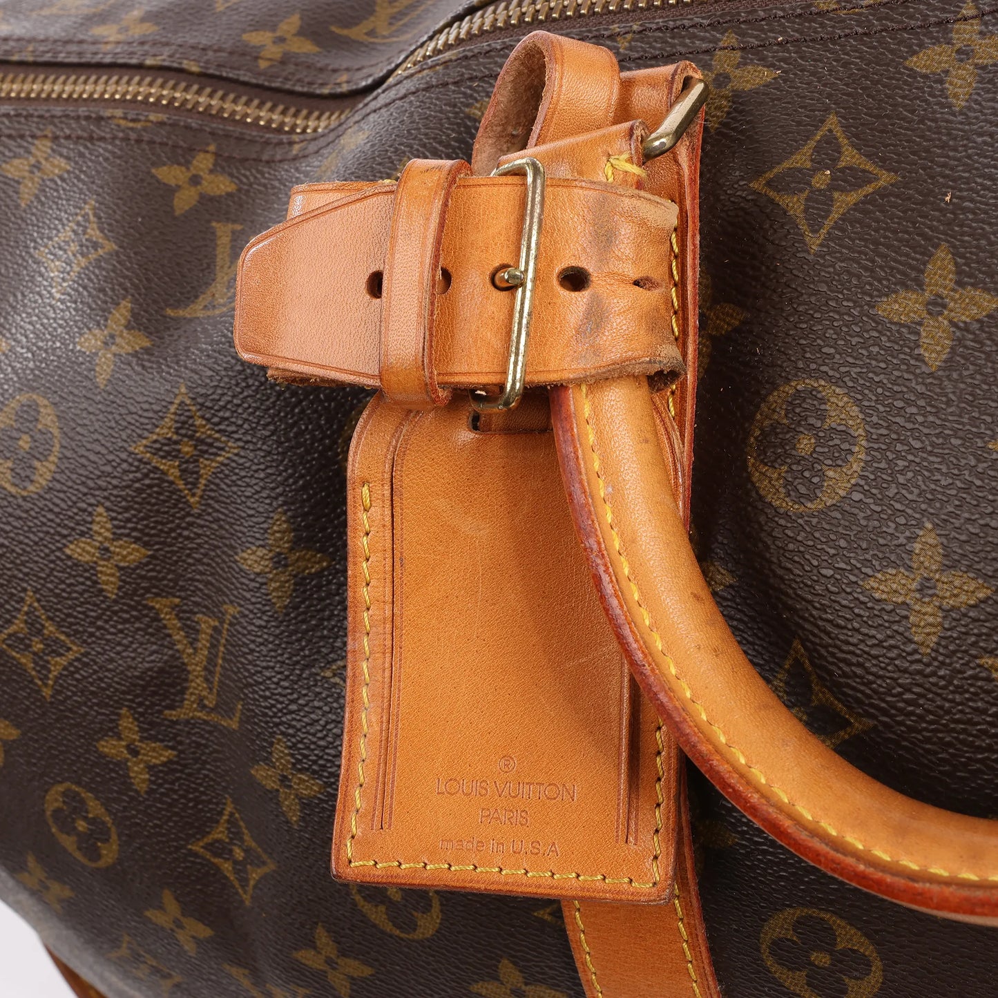 Louis Vuitton Monogram Canvas Keepall Bandoulière 60 Travel Bag M41412