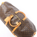 Louis Vuitton Keepall Bandoulière 60 Monogram Canvas Travel Bag in Brown M41412