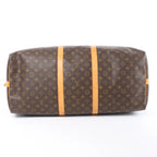 Louis Vuitton Keepall Bandoulière 60 Monogram Canvas Travel Bag in Brown M41412