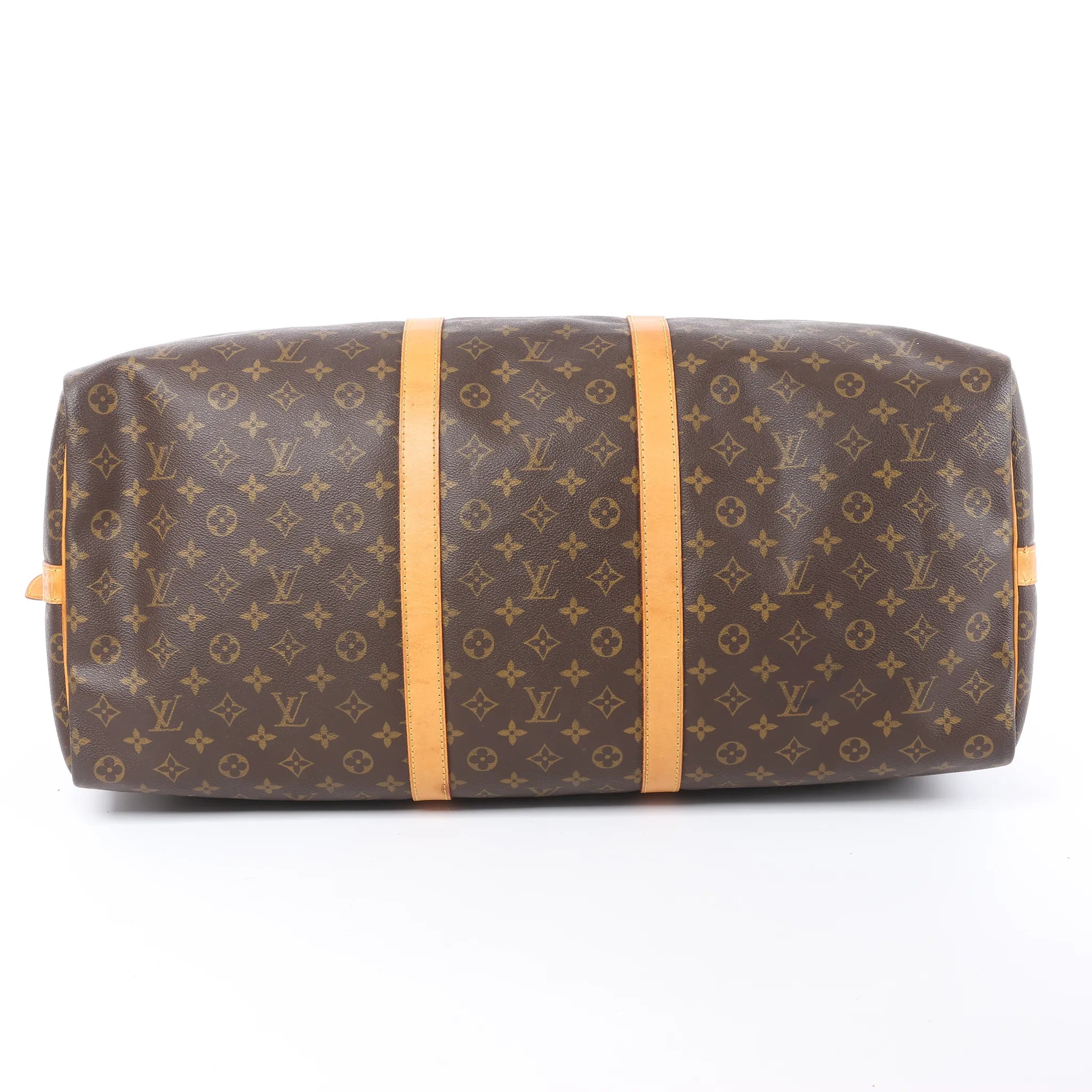 Louis Vuitton Keepall Bandoulière 60 Monogram Canvas Travel Bag in Brown M41412