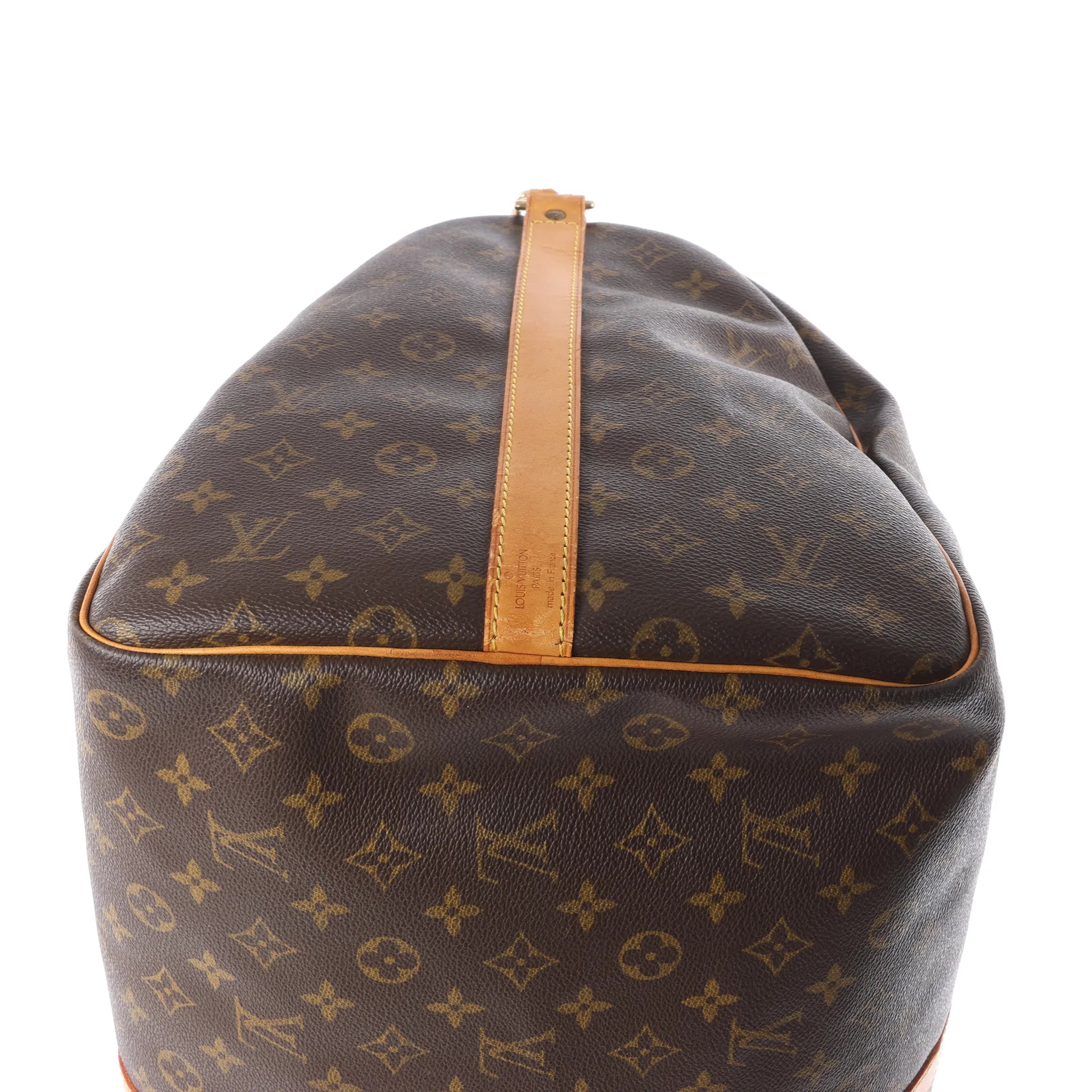 Louis Vuitton Keepall Bandoulière 60 Monogram Canvas Travel Bag in Brown M41412