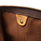 Louis Vuitton Keepall Bandoulière 60 Monogram Canvas Travel Bag in Brown M41412