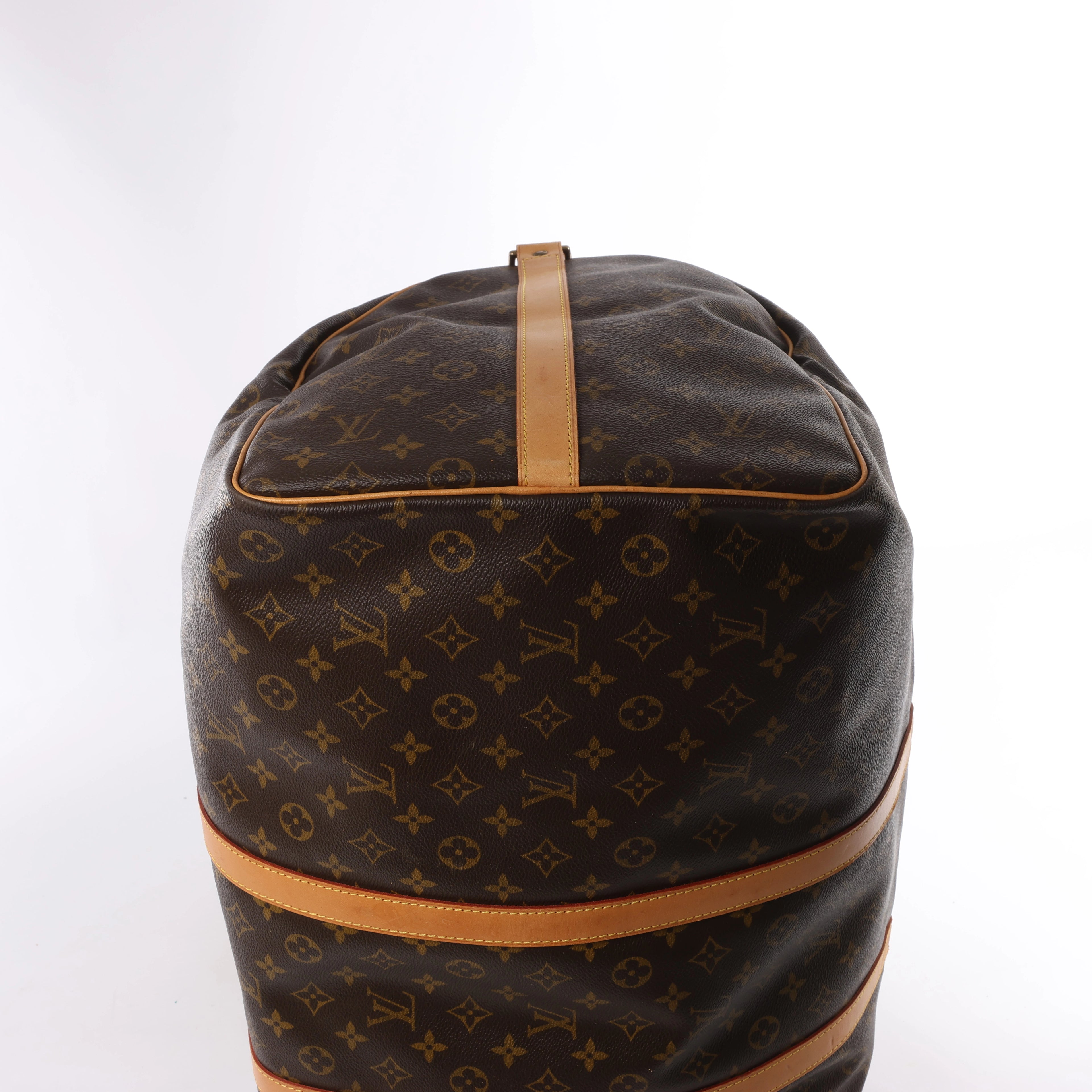Louis Vuitton Keepall Bandoulière 60 Monogram Canvas Travel Bag in Brown M41412