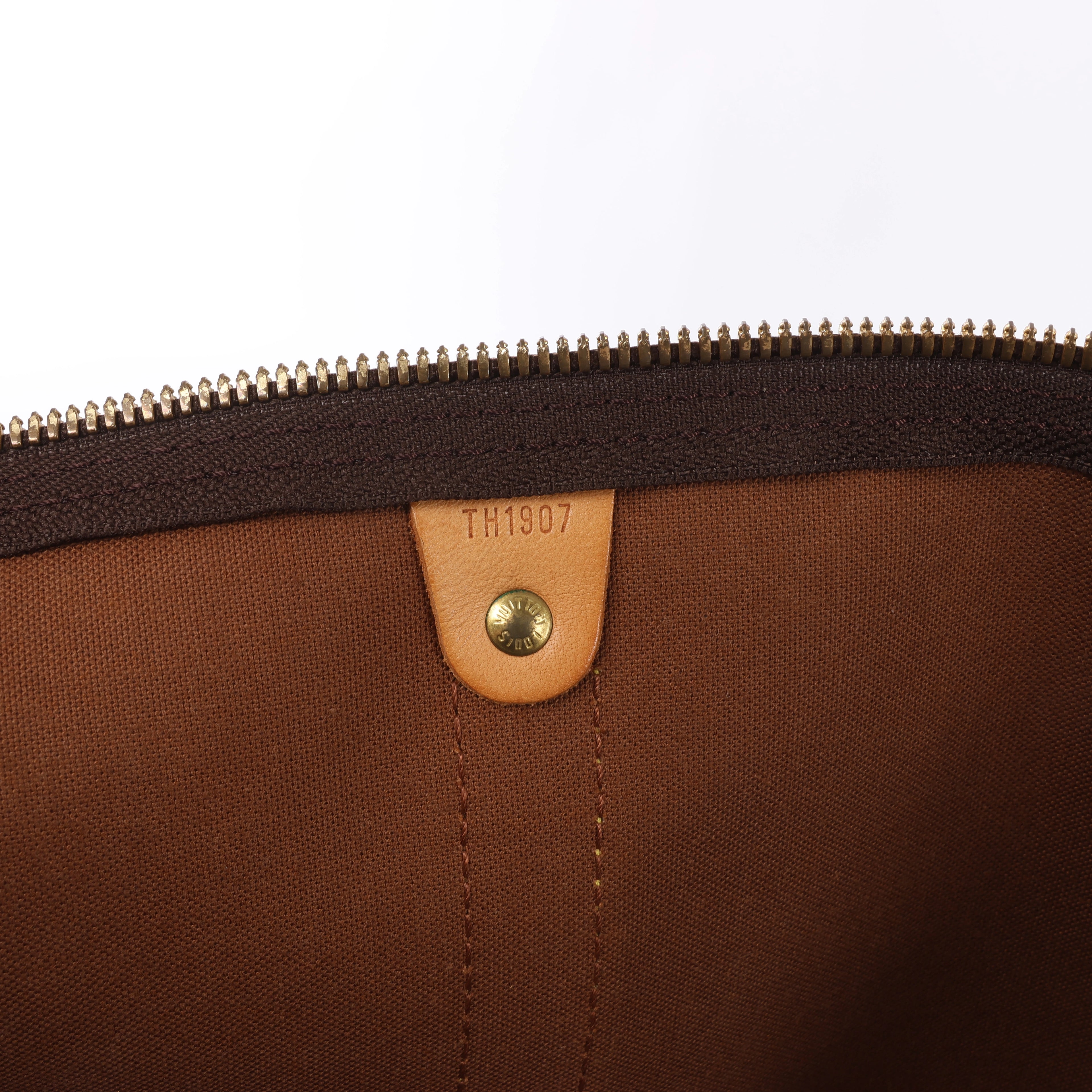 Louis Vuitton Keepall Bandoulière 60 Monogram Canvas Travel Bag in Brown M41412