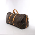 Louis Vuitton Keepall Bandoulière 60 Monogram Canvas Travel Bag in Brown M41412
