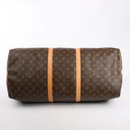 Louis Vuitton Monogram Canvas Keepall Bandoulière 60 Travel Bag M41412