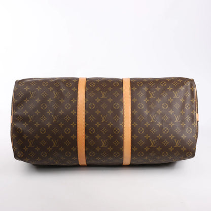 Louis Vuitton Monogram Canvas Keepall Bandoulière 60 Travel Bag M41412