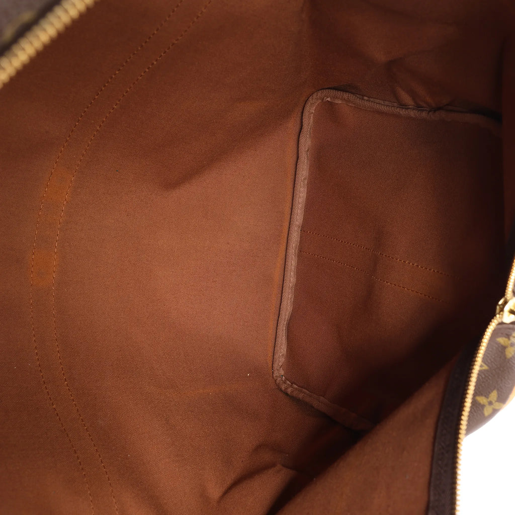 Louis Vuitton Monogram Canvas Keepall Bandoulière 60 Travel Bag M41412