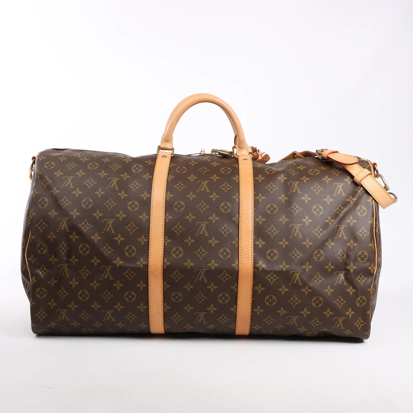 Louis Vuitton Monogram Canvas Keepall Bandoulière 60 Travel Bag M41412