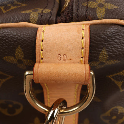 Louis Vuitton Monogram Canvas Keepall Bandoulière 60 Travel Bag M41412