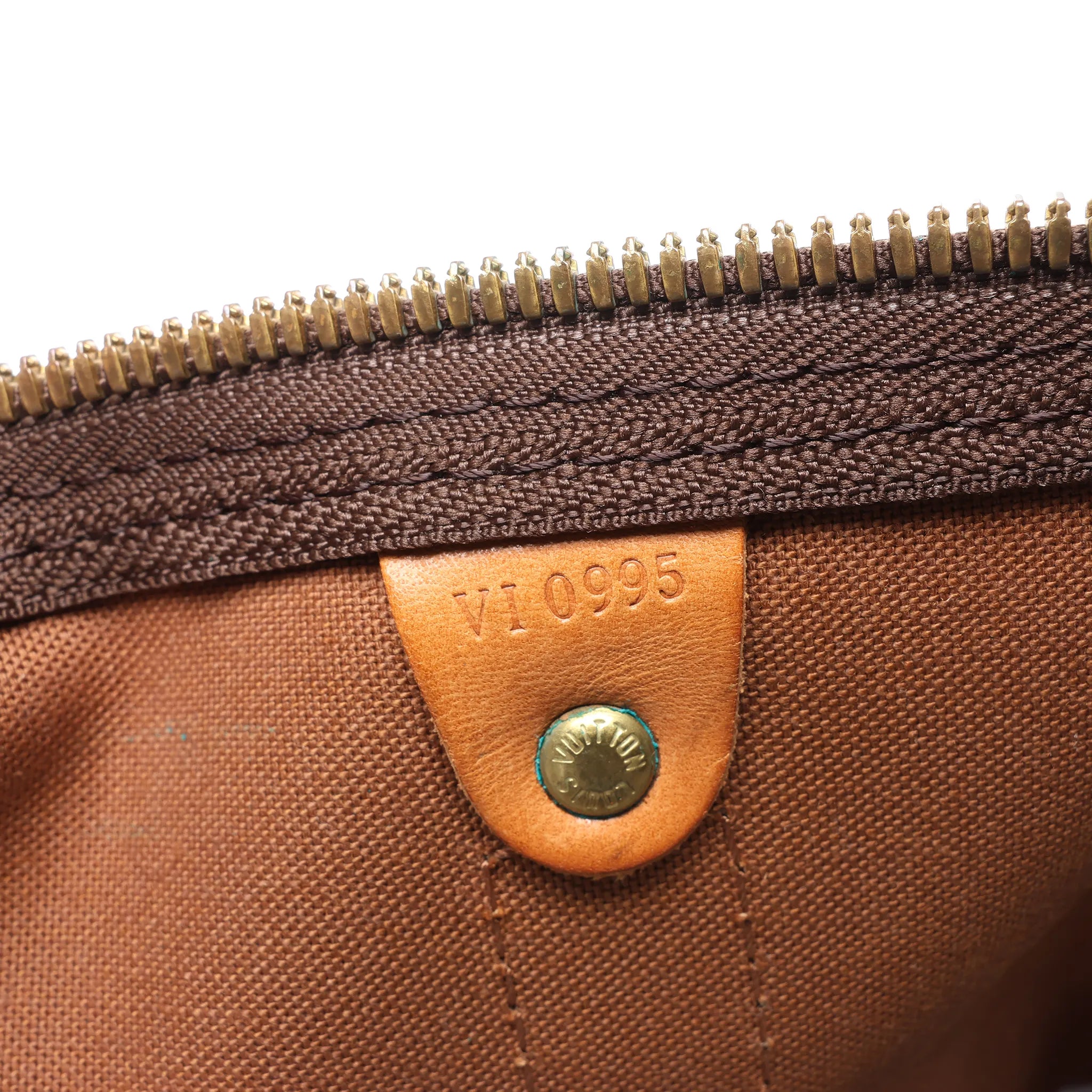 Louis Vuitton Keepall Bandoulière 60 Monogram Canvas Travel Bag in Brown M41412