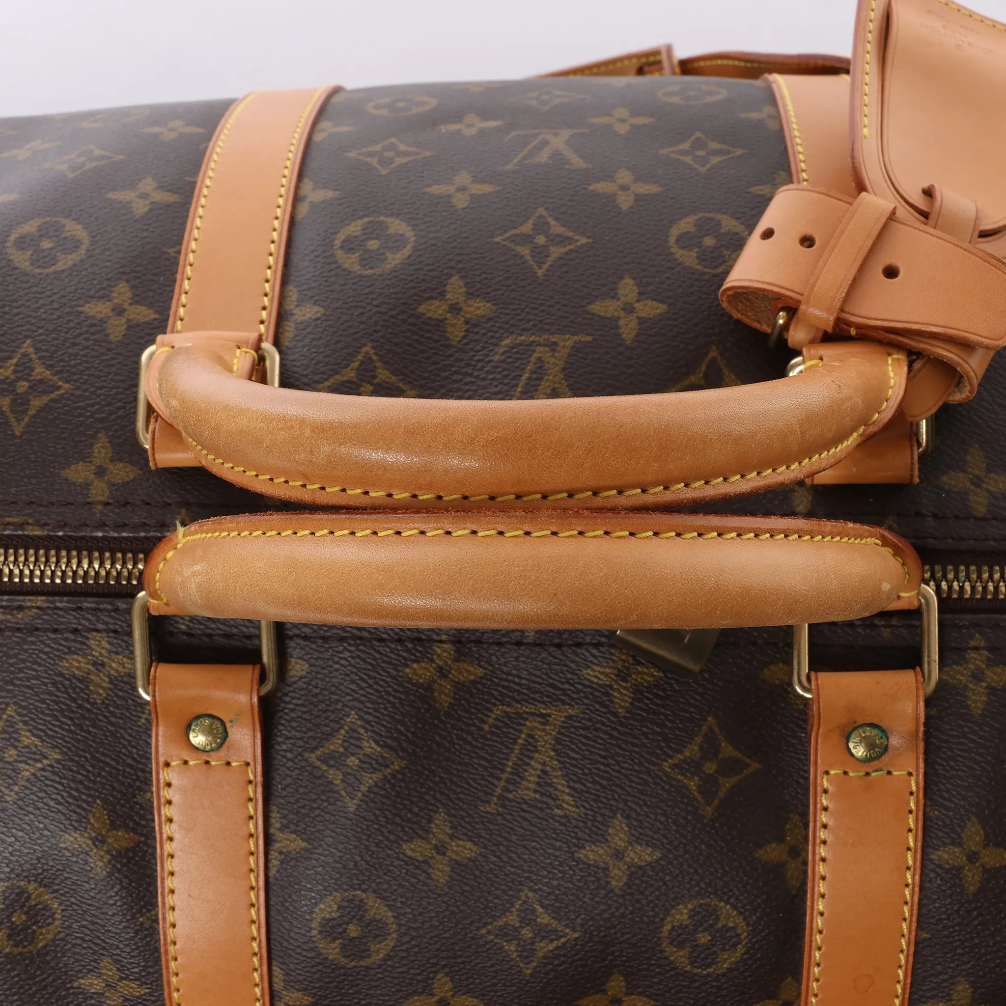 Louis Vuitton Keepall Bandoulière 60 Monogram Canvas Travel Bag in Brown M41412