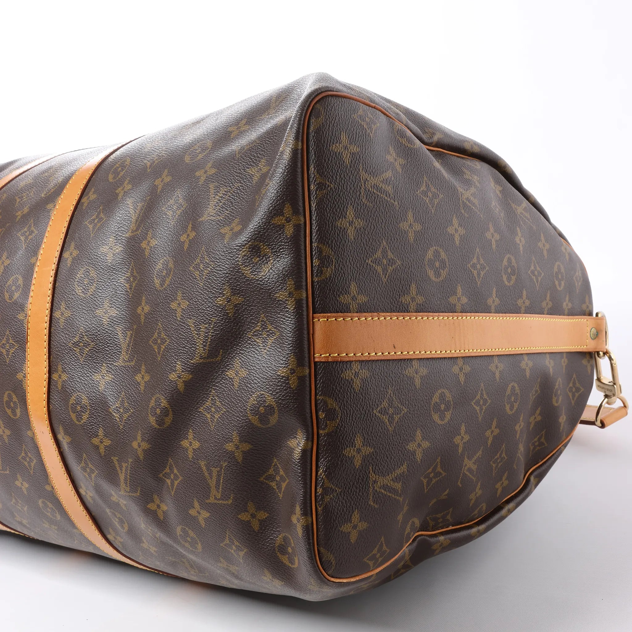 Louis Vuitton Keepall Bandoulière 60 Monogram Canvas Travel Bag in Brown M41412