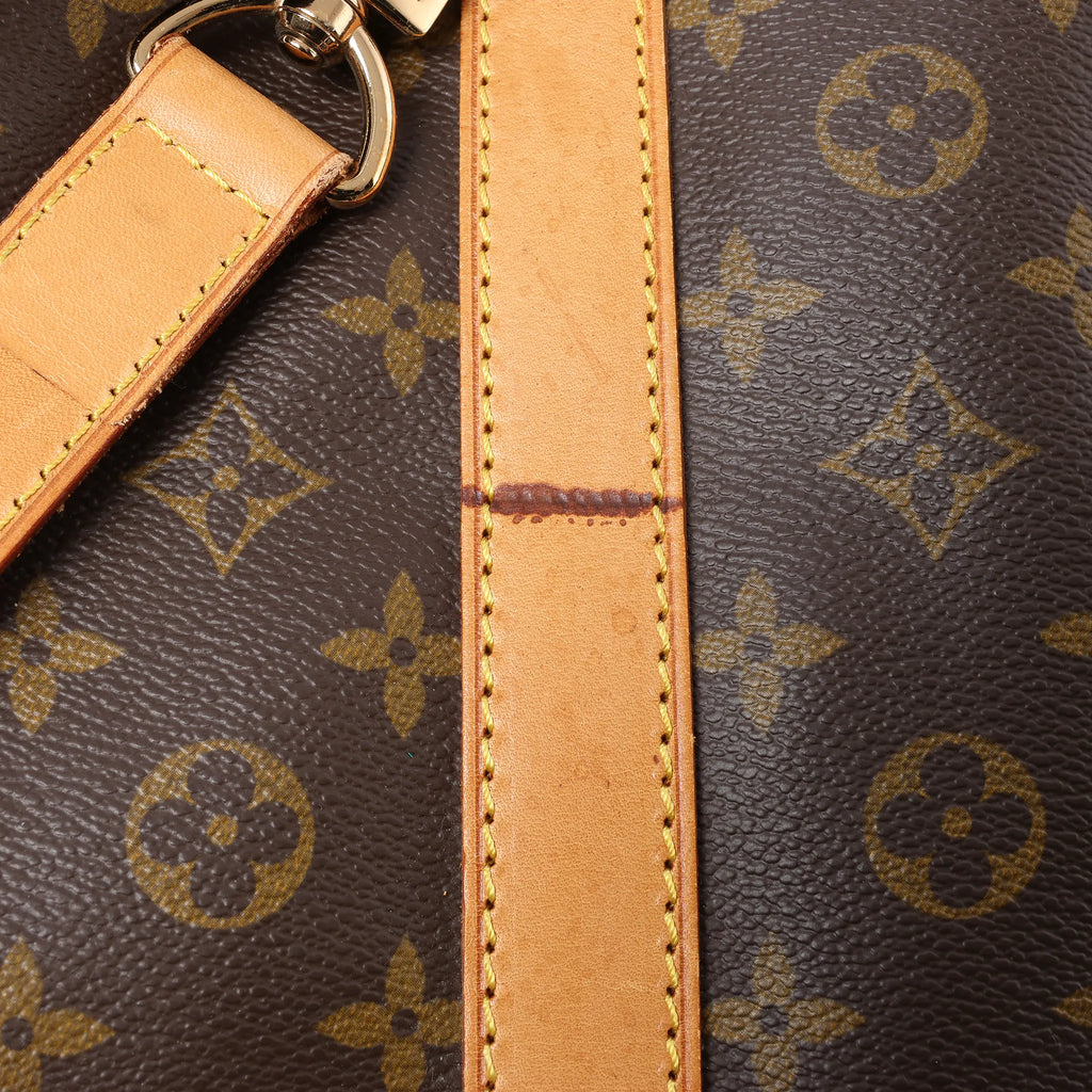 Louis Vuitton Keepall Bandoulière 60 Monogram Canvas Travel Bag in Brown M41412