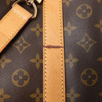 Louis Vuitton Keepall Bandoulière 60 Monogram Canvas Travel Bag in Brown M41412