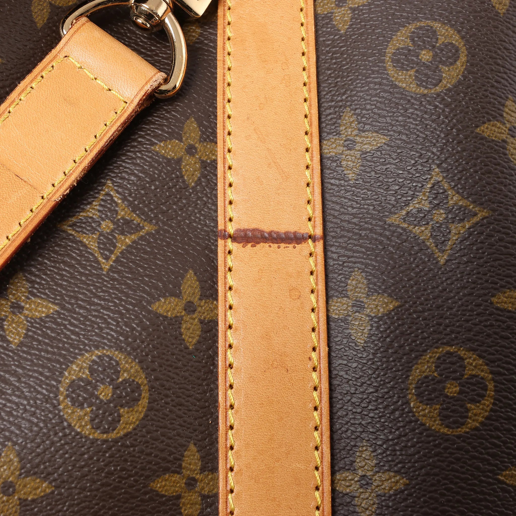 Louis Vuitton Keepall Bandoulière 60 Monogram Canvas Travel Bag in Brown M41412