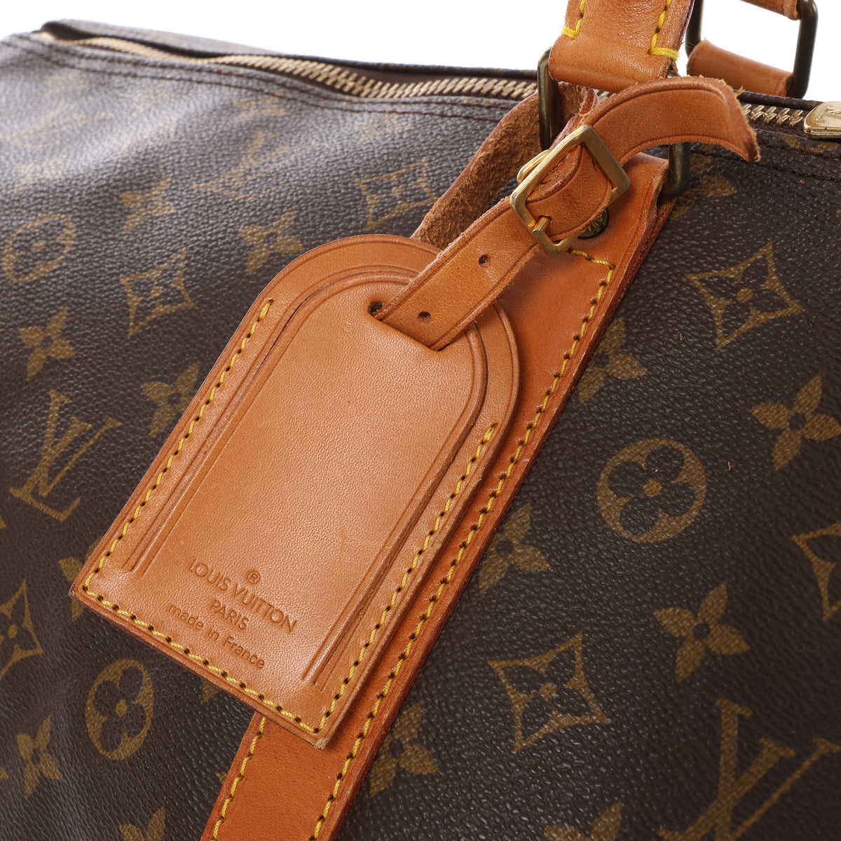 Louis Vuitton Keepall  Bandoulière 60 Monogram Travel Bag in Brown M41412