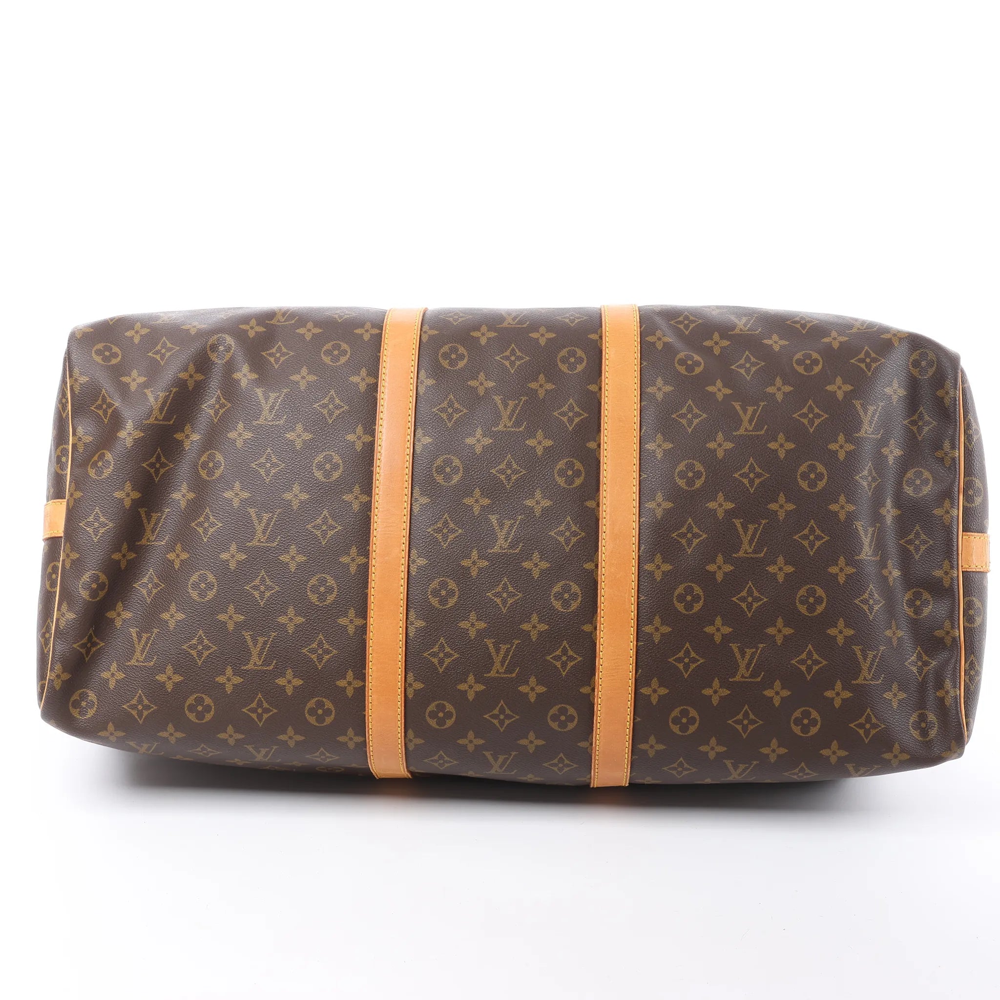 Louis Vuitton Keepall Bandoulière 60 Monogram Canvas Travel Bag in Brown M41412