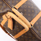Louis Vuitton Keepall Bandoulière 60 Monogram Canvas Travel Bag in Brown M41412
