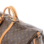 Louis Vuitton Keepall Bandoulière 60 Monogram Canvas Travel Bag in Brown M41412