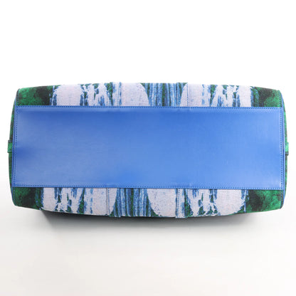 Louis Vuitton Keepall Bandoulière 50 Landscape Travel Bag in Blue M59676