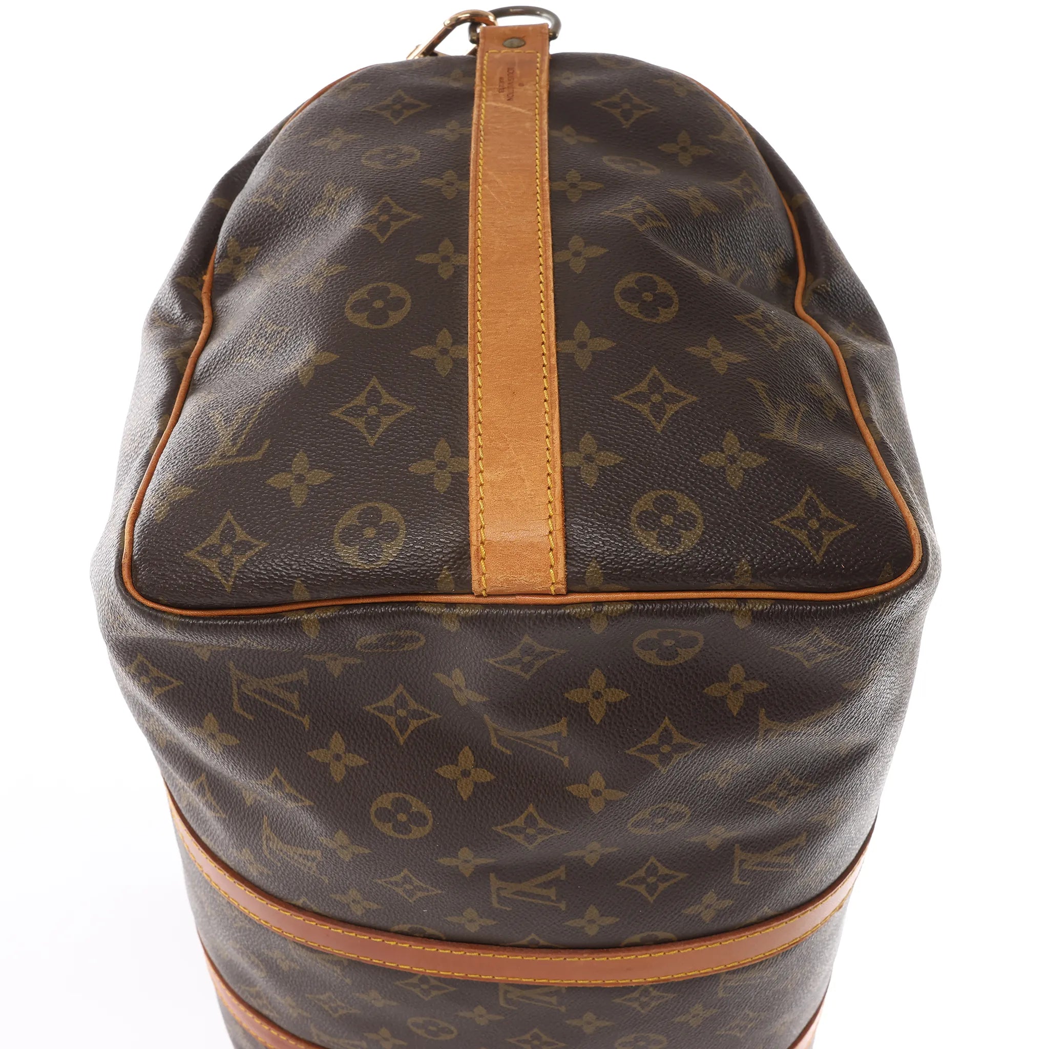 Louis Vuitton Keepall Bandoulière 50 Monogram Canvas Travel Bag in Brown M41416