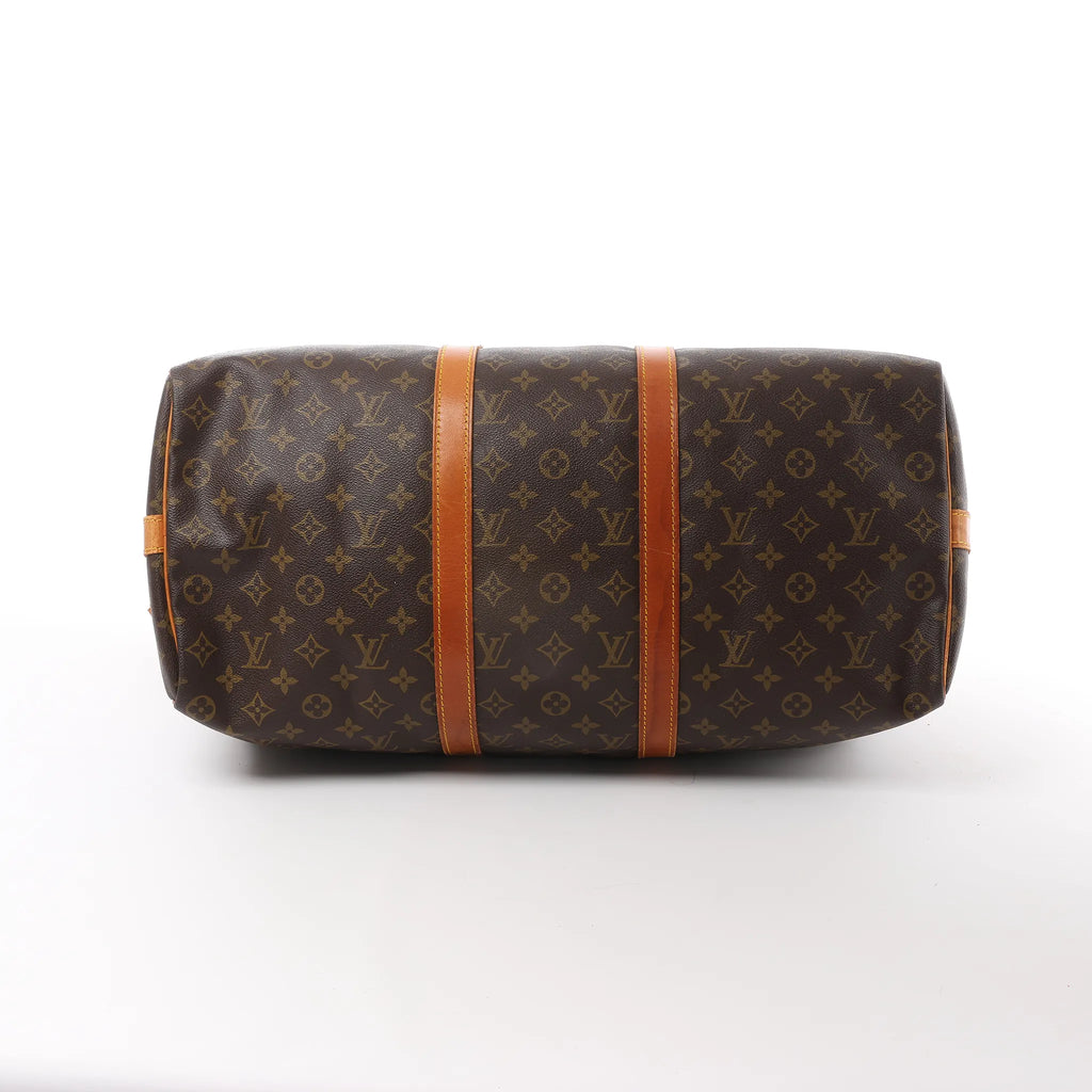 Louis Vuitton Keepall Bandoulière 50 Monogram Canvas Travel Bag in Brown M41416
