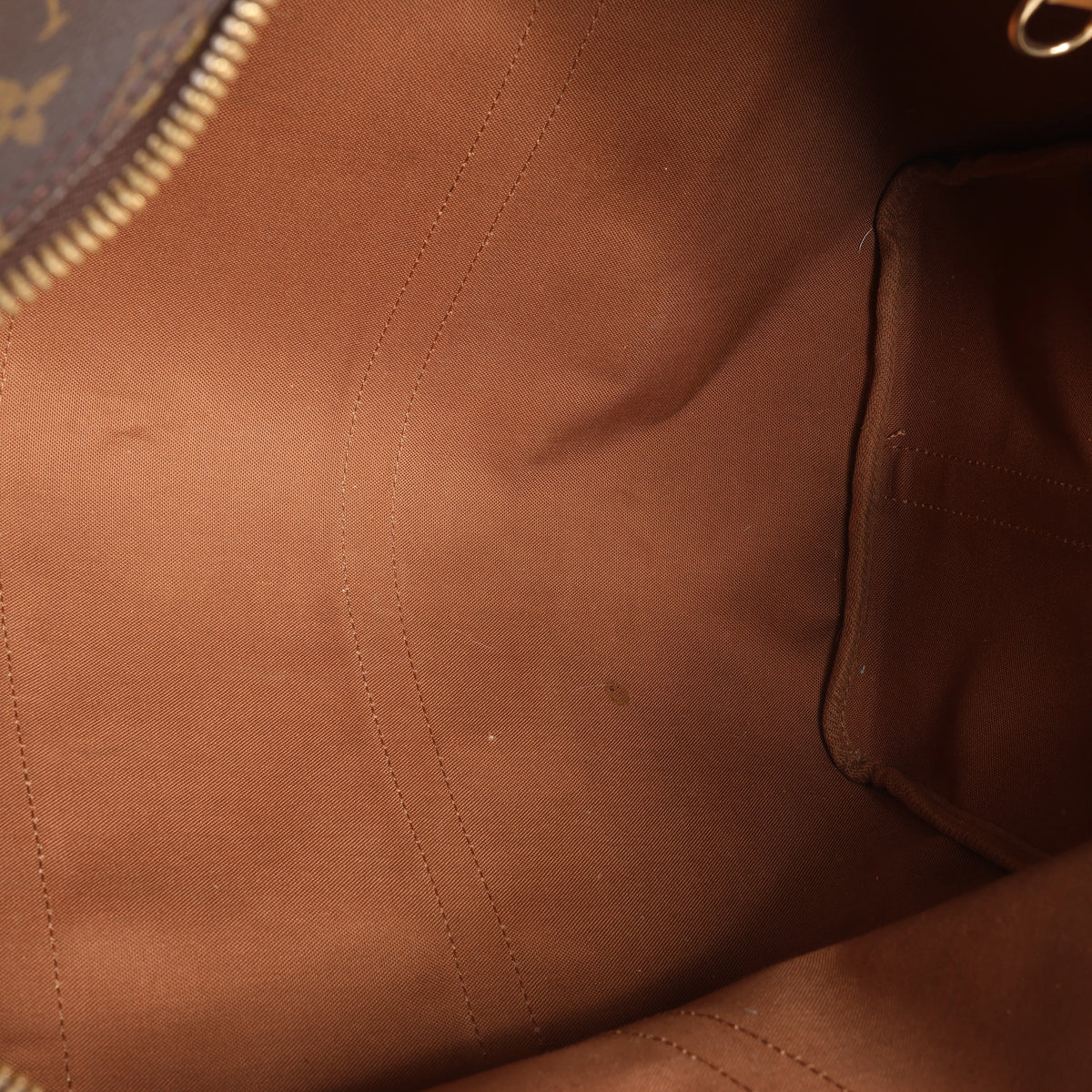 Bolso de viaje Louis Vuitton Keepall Bandoulière 50 Monogram Canvas en marrón M41416