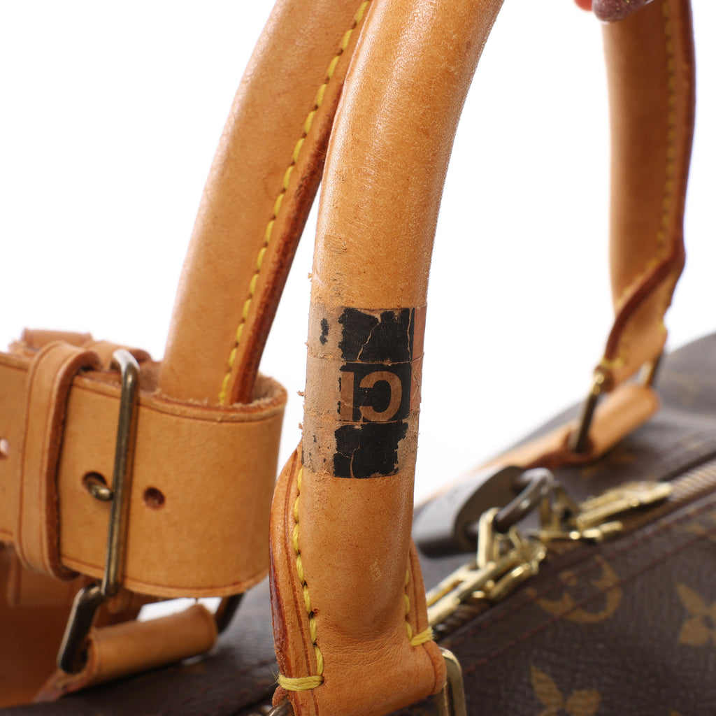 Bolso de viaje Louis Vuitton Keepall Bandoulière 50 Monogram Canvas en marrón M41416