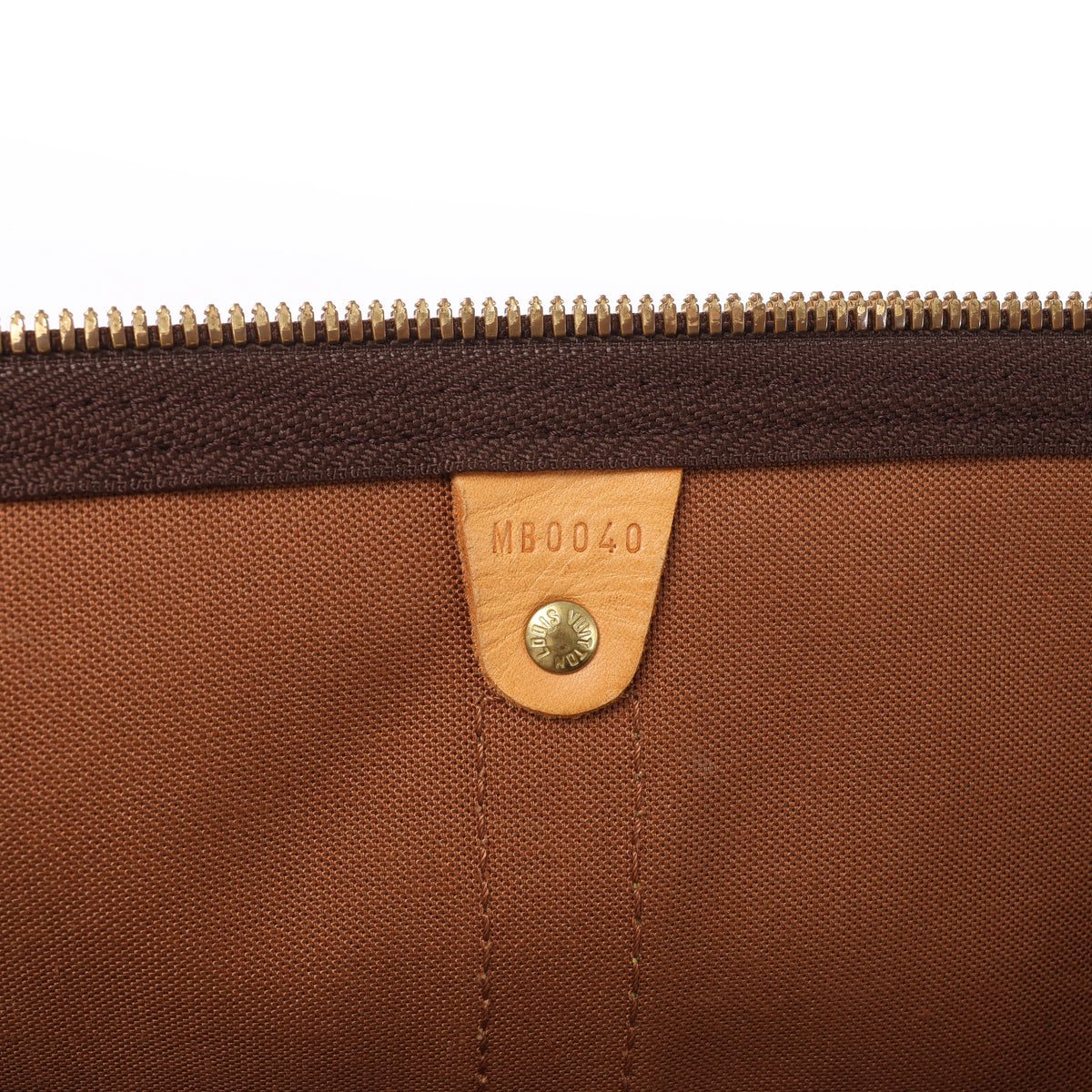 Bolso de viaje Louis Vuitton Keepall Bandoulière 50 Monogram Canvas en marrón M41416