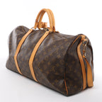 Bolso de viaje Louis Vuitton Keepall Bandoulière 50 Monogram Canvas en marrón M41416
