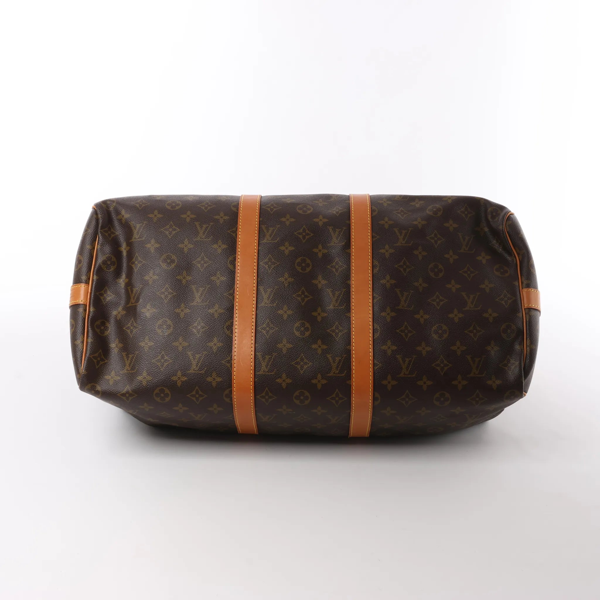 Louis Vuitton Keepall Bandoulière 50 Monogram Canvas Travel Bag in Brown M41416