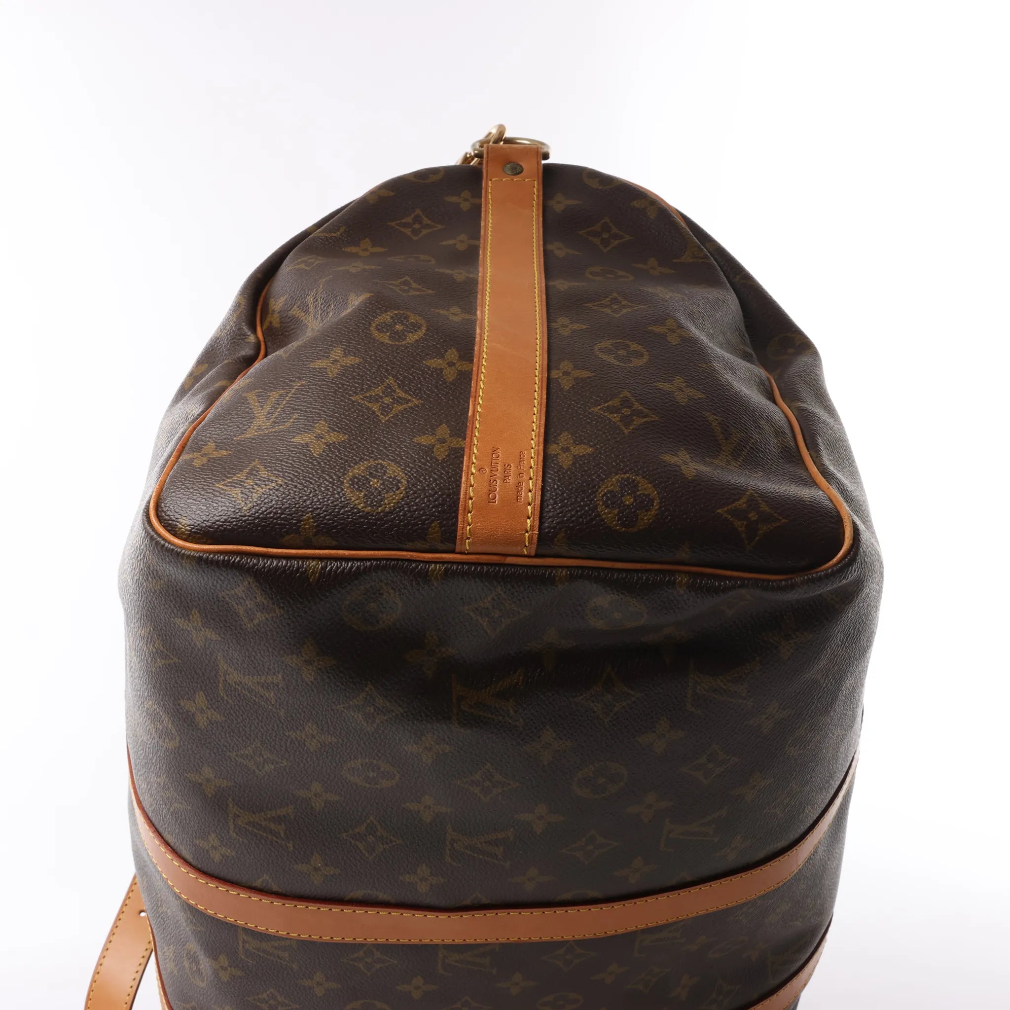 Louis Vuitton Keepall Bandoulière 50 Monogram Canvas Travel Bag in Brown M41416