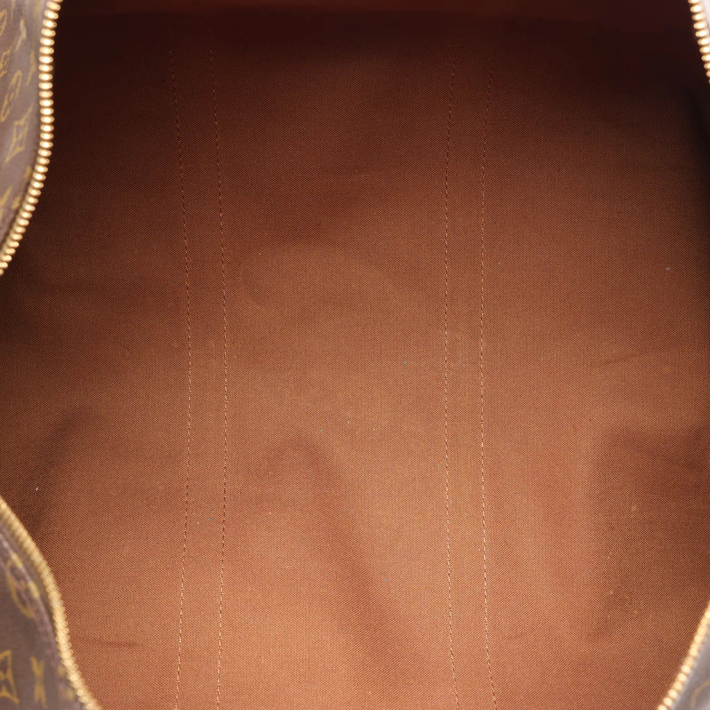 Louis Vuitton Keepall Bandoulière 50 Monogram Canvas Travel Bag in Brown M41416