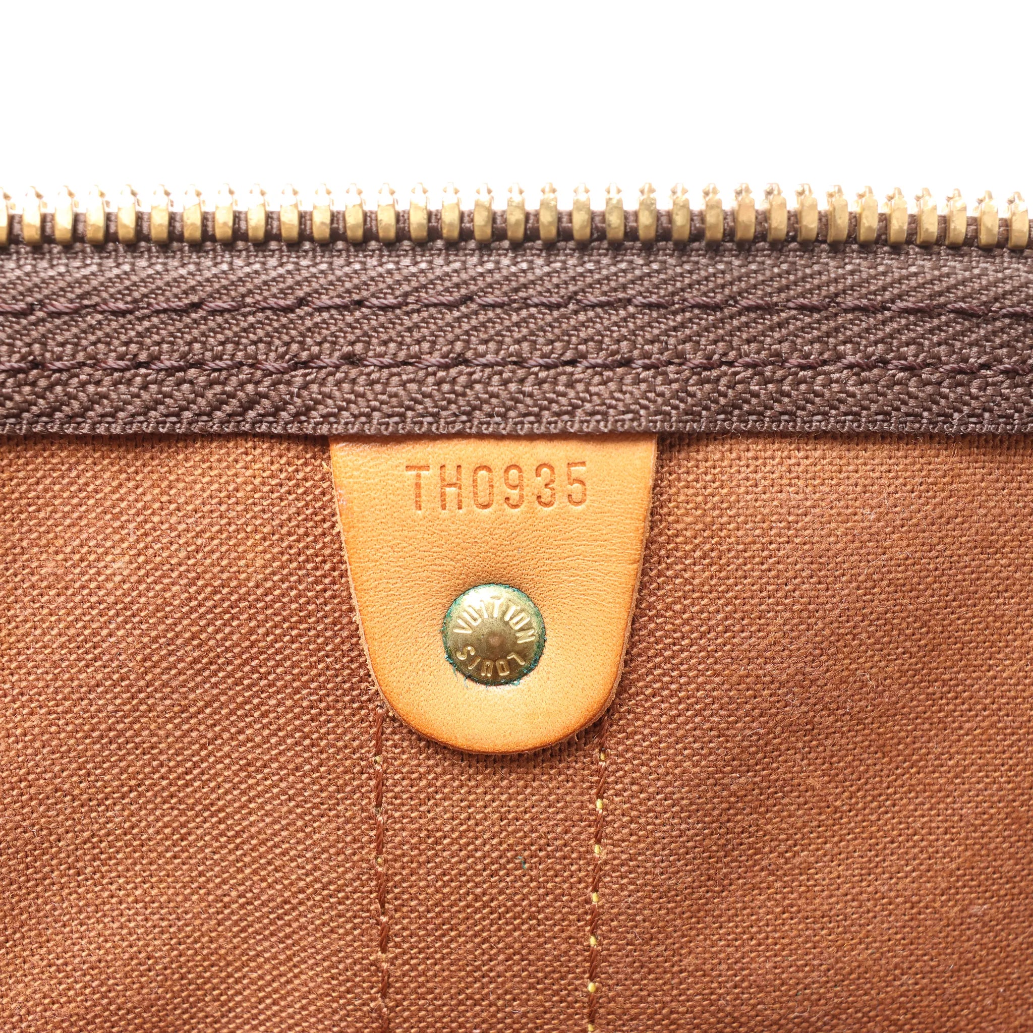 Louis Vuitton Keepall Bandoulière 50 Monogram Canvas Travel Bag in Brown M41416