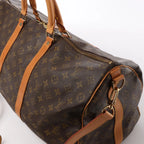 Louis Vuitton Keepall Bandoulière 50 Monogram Canvas Travel Bag in Brown M41416