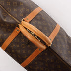Louis Vuitton Keepall Bandoulière 50 Monogram Canvas Travel Bag in Brown M41416