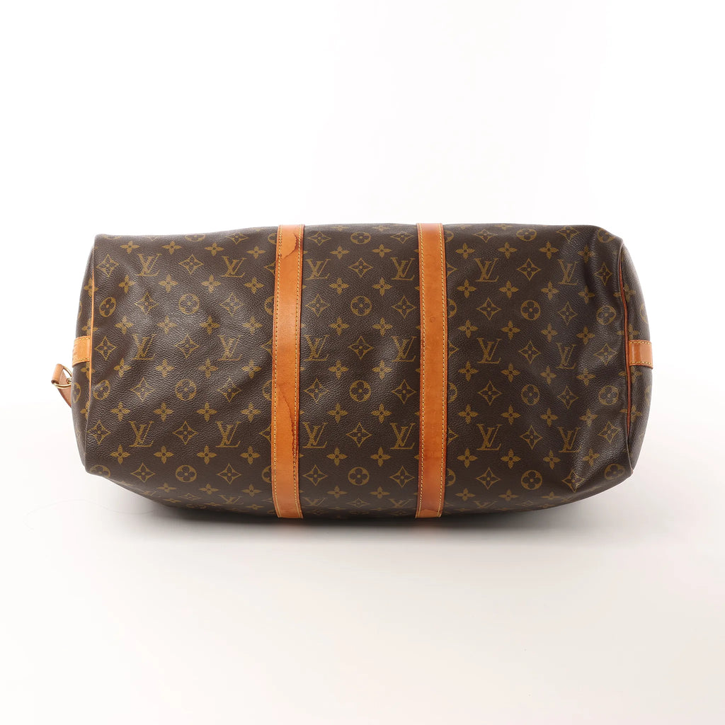 Louis Vuitton Keepall Bandoulière 50 Monogram Canvas Travel Bag in Brown M41416
